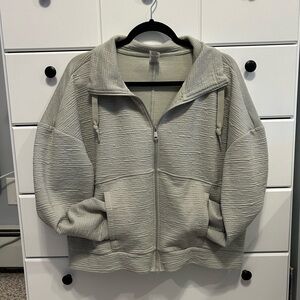 Green Athletic Crop Jacket